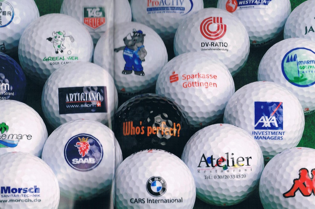 Golf Logobälle