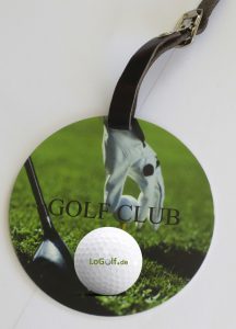 Golf BagTags – Taschenanhänger – Reise Kofferanhänger – Gepäckanhänger